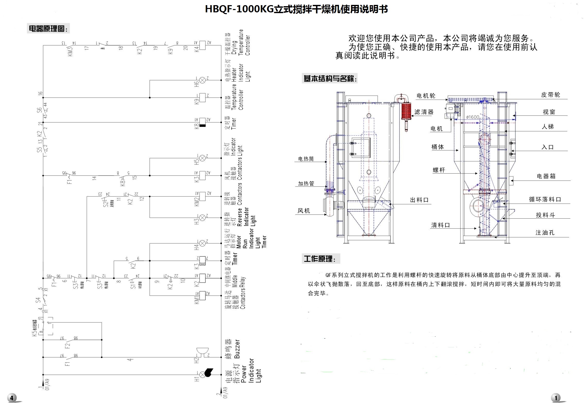 講解螺旋塑（sù）料幹燥機工作（zuò）原理